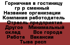 Горничная в гостиницу-гр/р сменный › Название организации ­ Компания-работодатель › Отрасль предприятия ­ Другое › Минимальный оклад ­ 1 - Все города Работа » Вакансии   . Тыва респ.